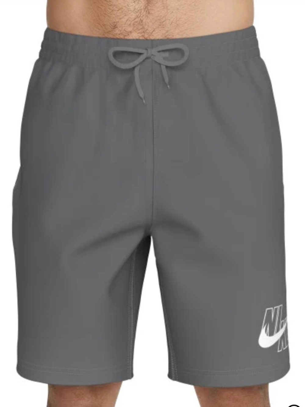 Nike Gray Drawstring Athletic Shorts